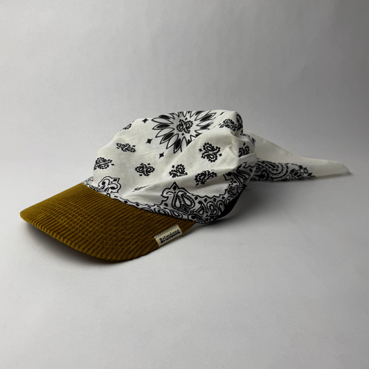 Brimdana White/Corduroy