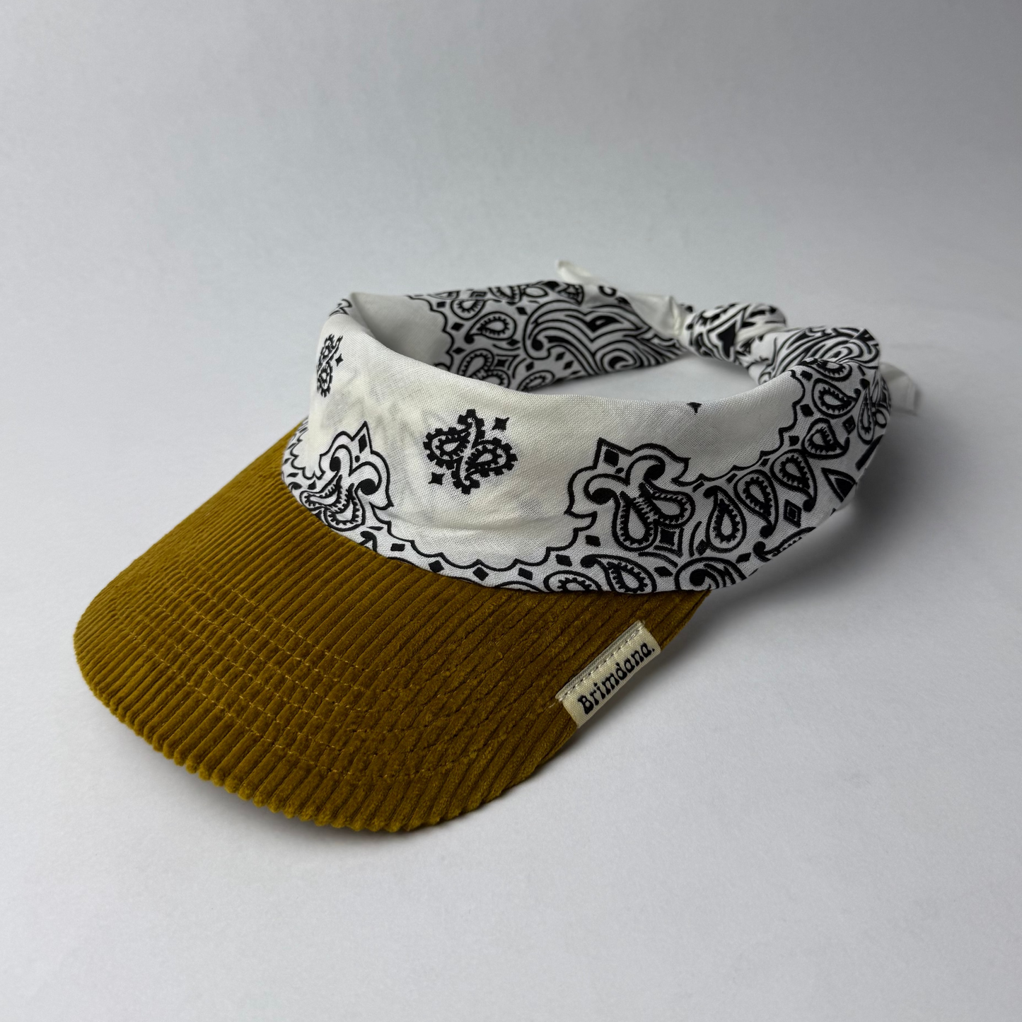 Brimdana White/Corduroy