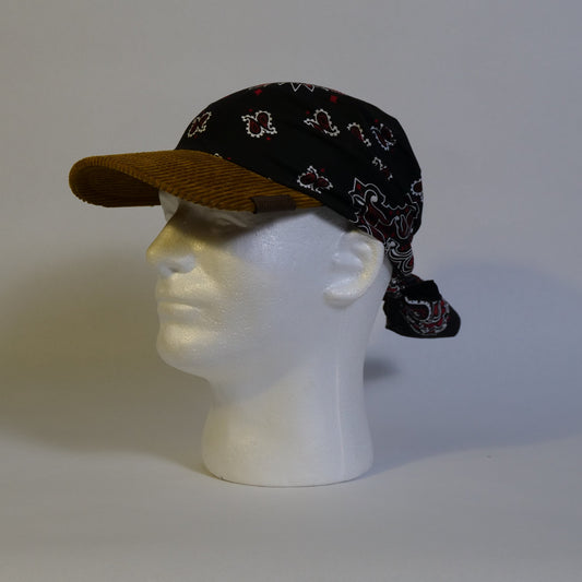Brimdana Black,Red/Corduroy